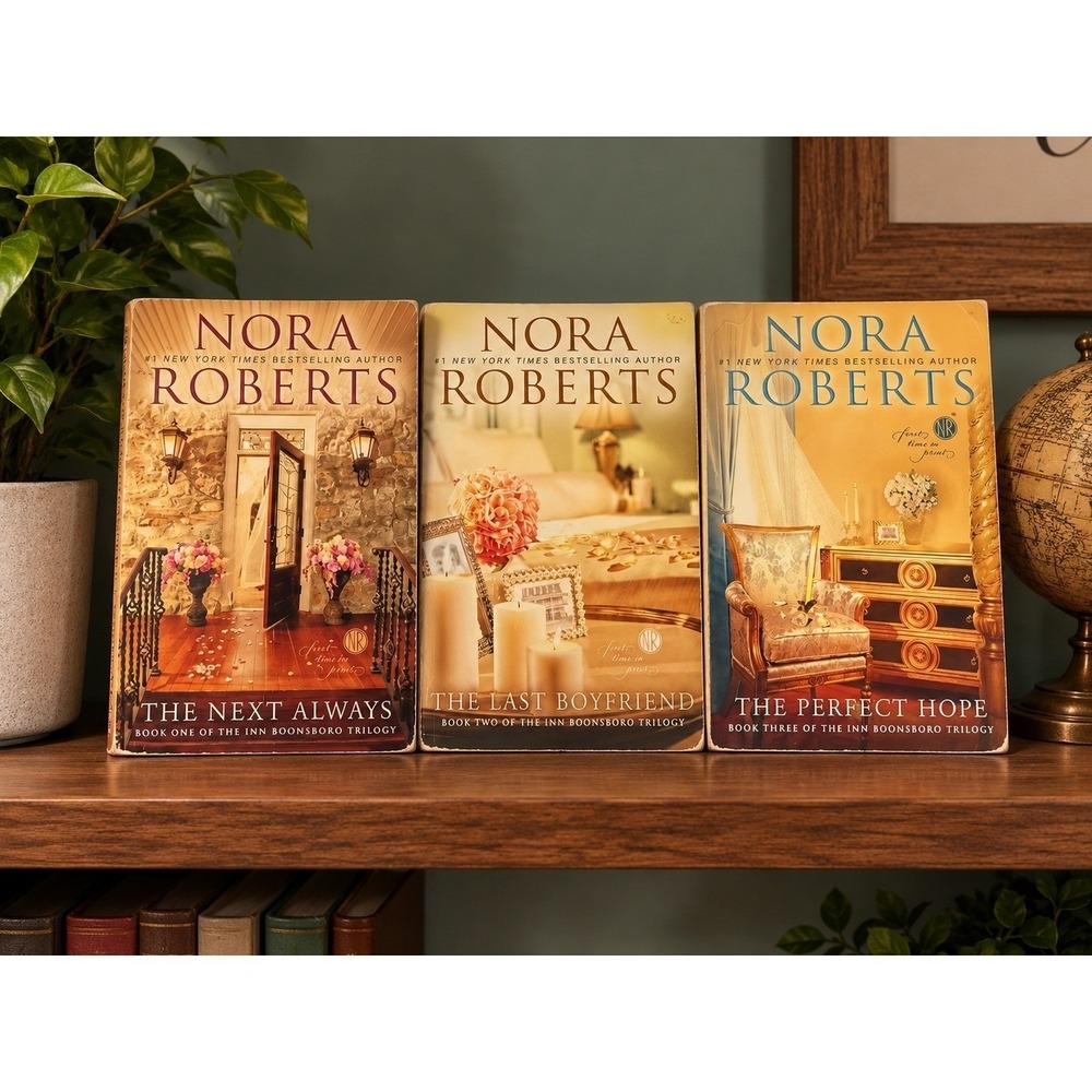 Nora Roberts Inn Boonsboro Trilogy Books Set OS Multicolor Excellent Romantic
